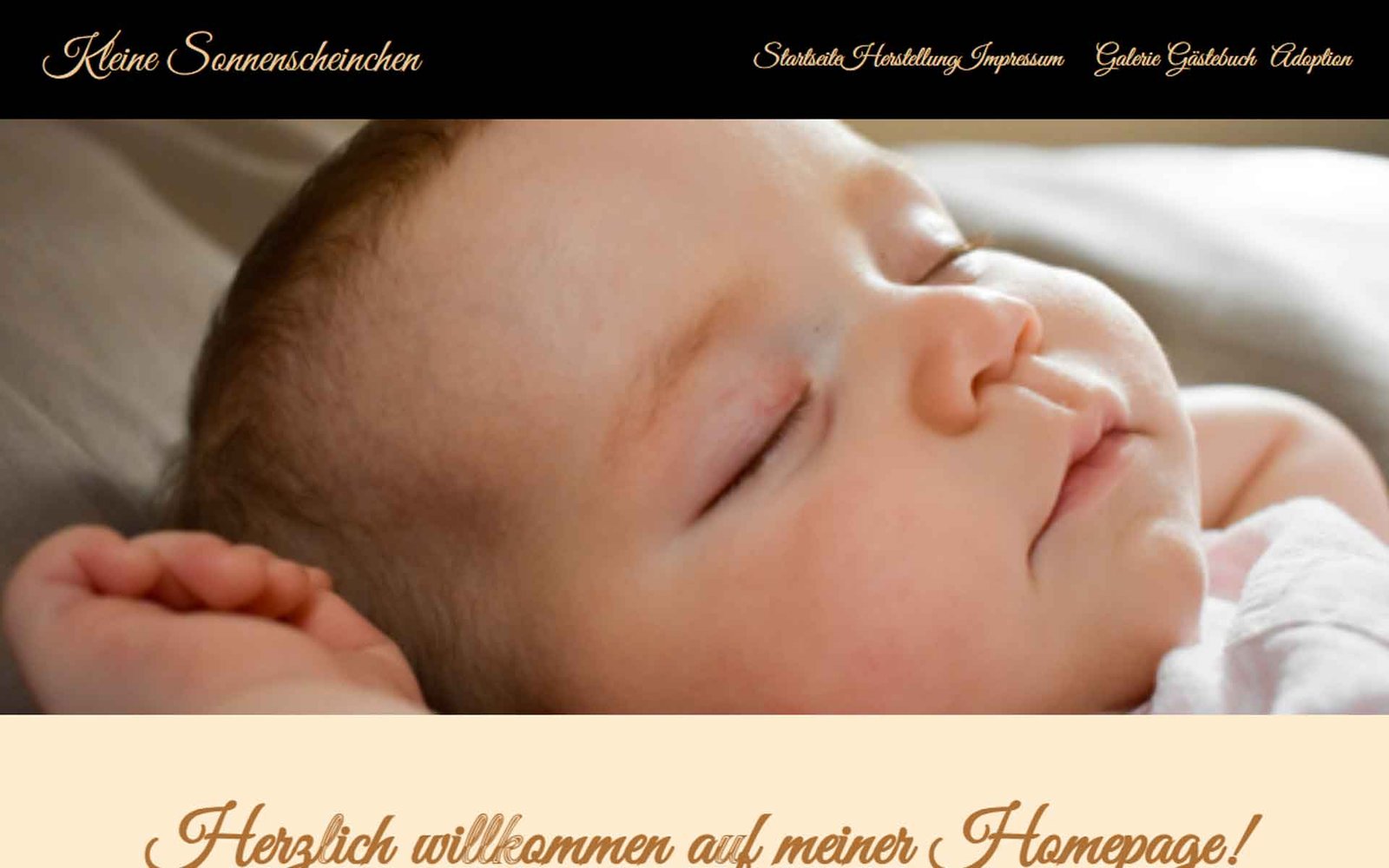 Website von Kleinesonnenscheinchen, umgesetzt von Digital Architect